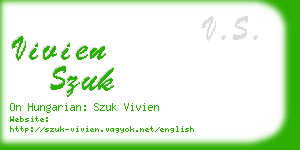 vivien szuk business card